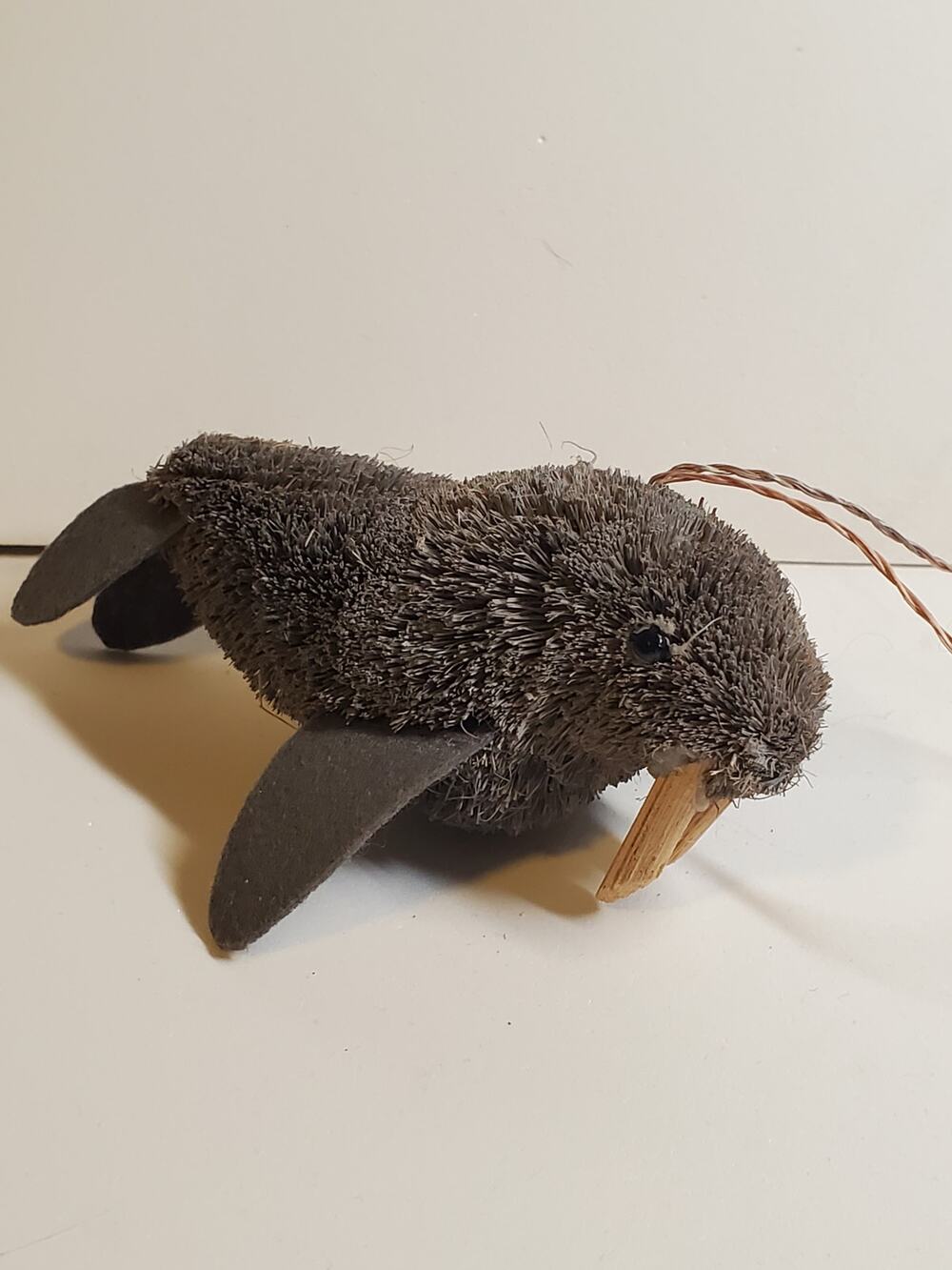 Natural Fiber Ornament - Walrus